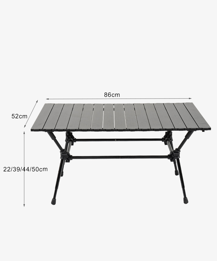 Подъемный складной портативный лагерный стол с регулируемой высотой для вечеринки, патио, пикника
